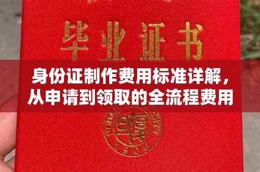 紫云身份证制作费用标准详解，从申请到领取的全流程费用解析