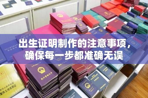 紫云出生证明制作的注意事项，确保每一步都准确无误