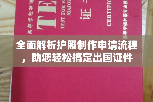 紫云全面解析护照制作申请流程，助您轻松搞定出国证件